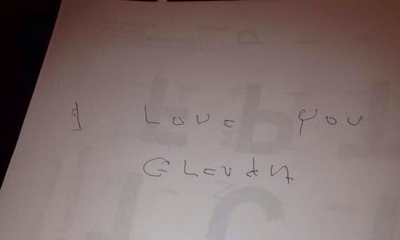 79-Year-Old Man Writes Wife Touching Love Note After Regaining His Sight