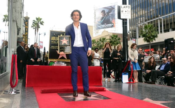 Mini Me – Orlando Bloom Has Company While Revealing His Star On The Hollywood Walk Of Fame