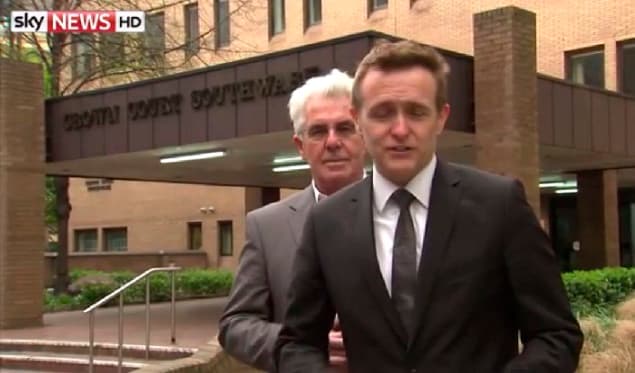 VIDEO: Sky News Releases Bizarre Video Of Max Clifford Following Guilty Verdict