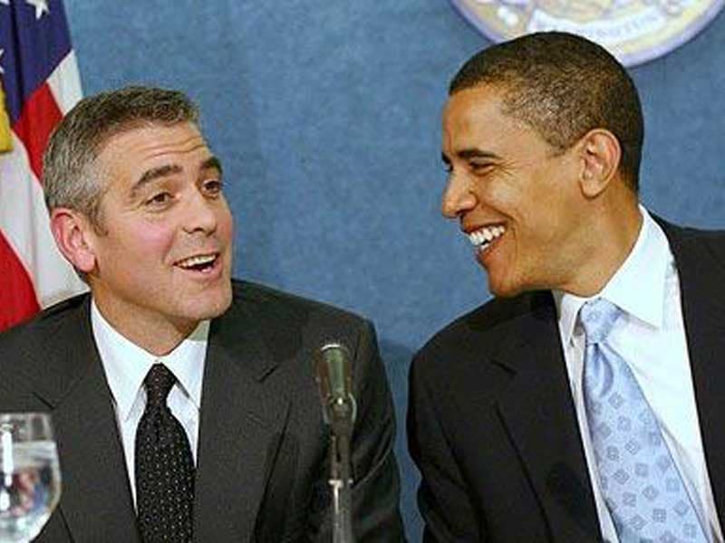 George Clooney Sees Red After Hotel Tycoon Insults President Obama