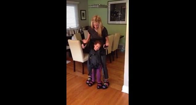 WATCH: Little Girl With Cerebral Palsy Dances For The First Time
