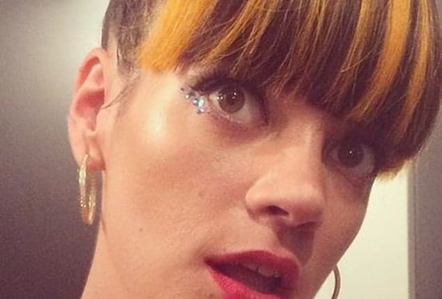 VIDEO: Lily Allen. Topless In Spanx. Dancing To Drake.
