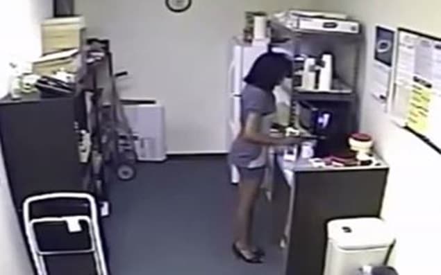 VIDEO: Female Employee Tops Up Carton With Breast Milk