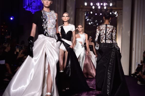 In Pictures: Dreamy Designs walk the Atelier Versace Runway at Paris Haute Couture Fashion Week