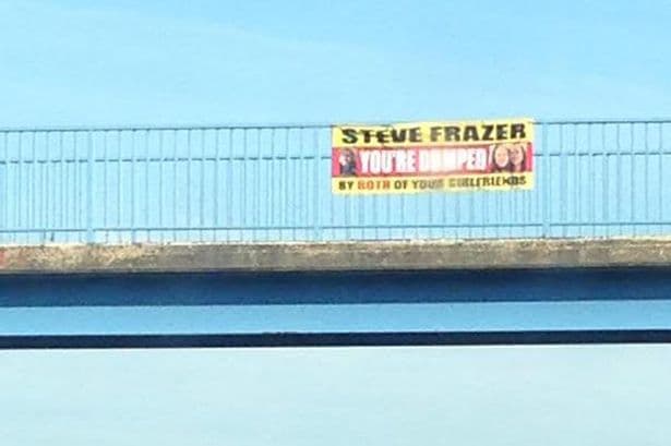 Man Gets Dumped By Both Of His Girlfriends Via Motorway Sign… Well Played, Ladies. Well Played