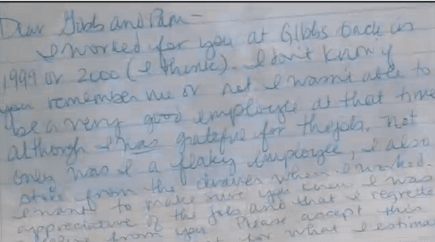 “I Regret It” – Woman Returns Stolen $200 To Bar Owners 15 Years Later With Apology Note