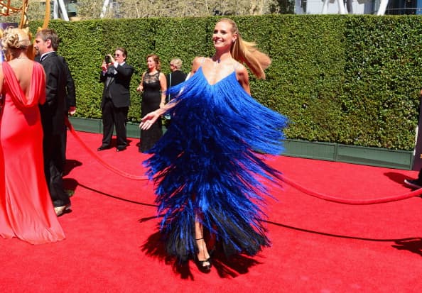 Her Look Of The Day – Heidi Klum Wears Dress By Project Runway’s Sean Kelly