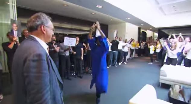 VIDEO: Net-a-Porter CEO Gets Best Retirement Party Ever!