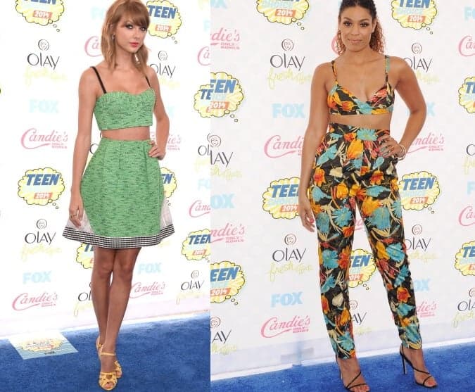 GALLERY: Crop Tops & Neon Brights – Looks From The Teen Choice Awards