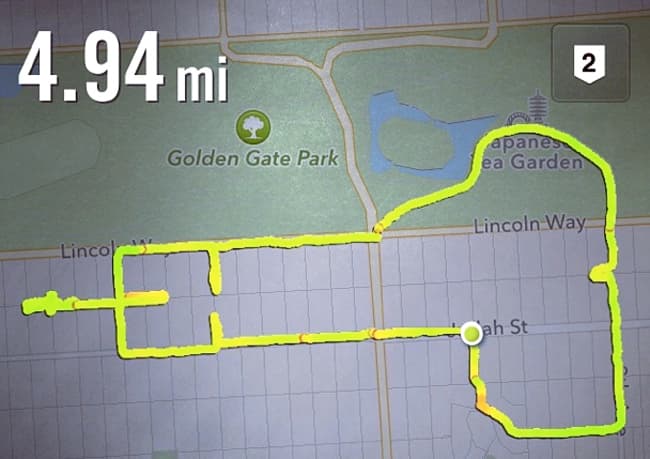 PICTURES: Running Is Hard – Woman Draws Penis Pics Using Nike+ And We Love Her For It