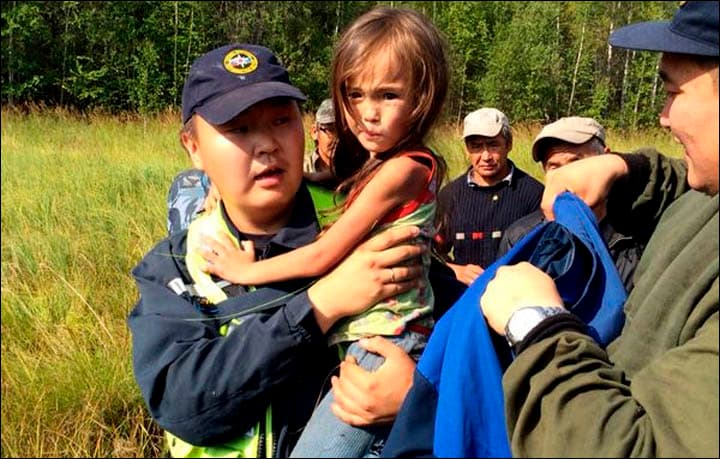 Family Puppy Saves 3-Year-Old Girl Who Was Lost In Siberian Forest For 11 Days
