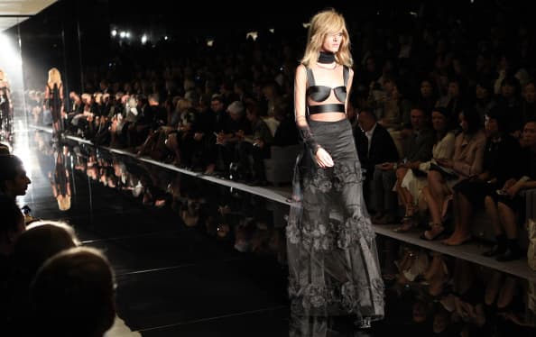 Tom Ford At London Fashion Week…Check Bradley Cooper Sitting Front Row