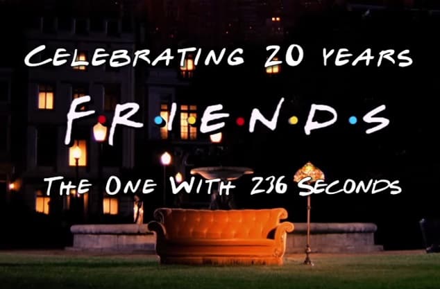 WATCH: The Best Of ‘Friends’ In 236 Seconds Will Bring A Nostalgic Tear To Your Eye