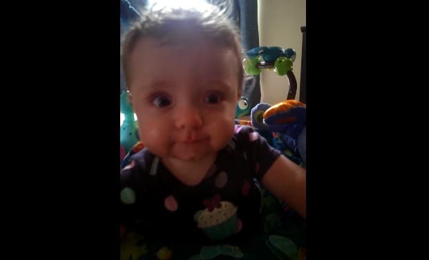 VIDEO: Dad Finds Way To Instantly Make Baby Daughter Giggle