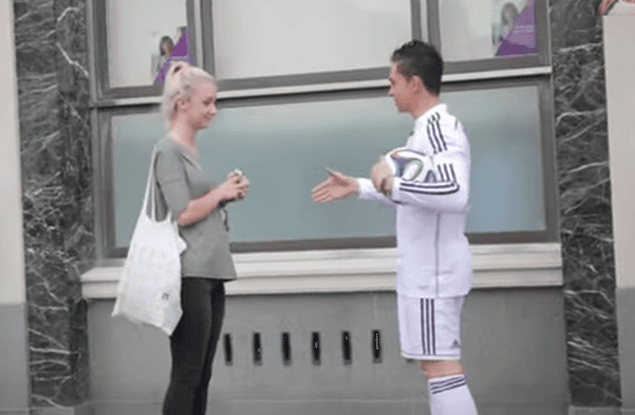 WATCH: ‘Cristiano Ronaldo’ Chats Up Women in Local Park