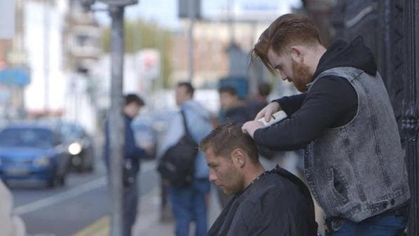 Cut Above The Rest: Dublin Barber Takes To The Streets Of Dublin To Help The Homeless