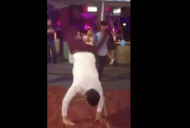 WATCH: Irish Man Enters Breakdancing Contest In Bangkok. Owns Dancefloor.