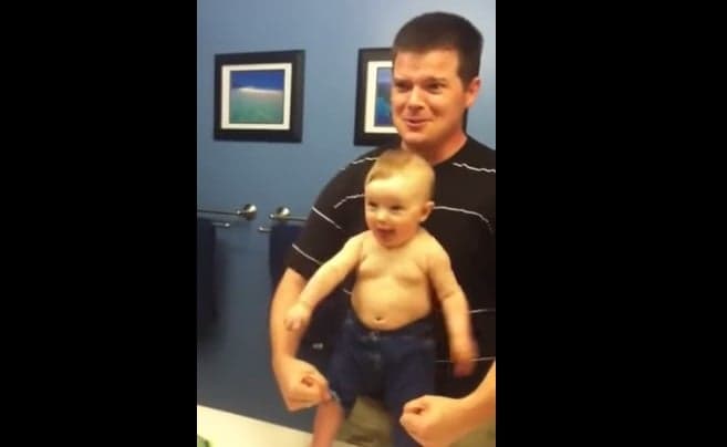VIDEO: Eight-Month-Old Hadley Wants To Be Just Like His Dad