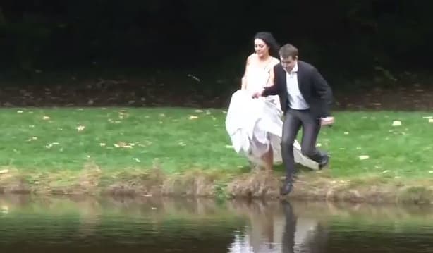 VIDEO: This Irish Couple Had an Epic Entrance to Their Wedding Reception