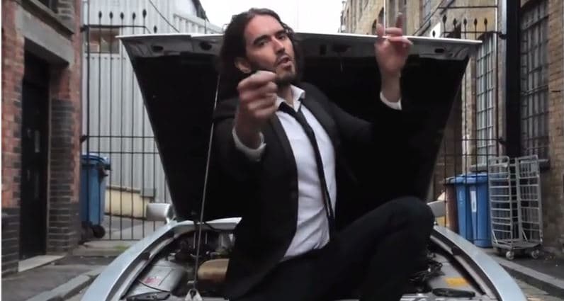 WATCH: Russell Brand And The Rubberbandits Perform Parody of Blur Classic