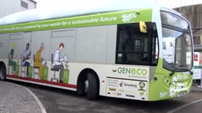 All Hail The First Ever Poo Powered Bus (Yes, You Read That Right)