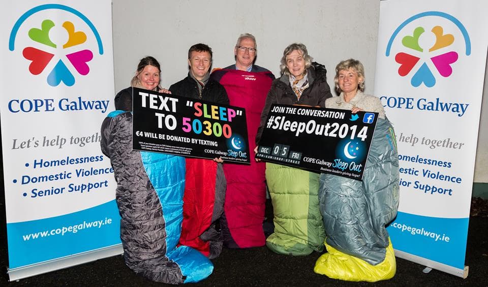 Business Owners To Sleep On Galway Streets To Raise Funds For Homeless Services