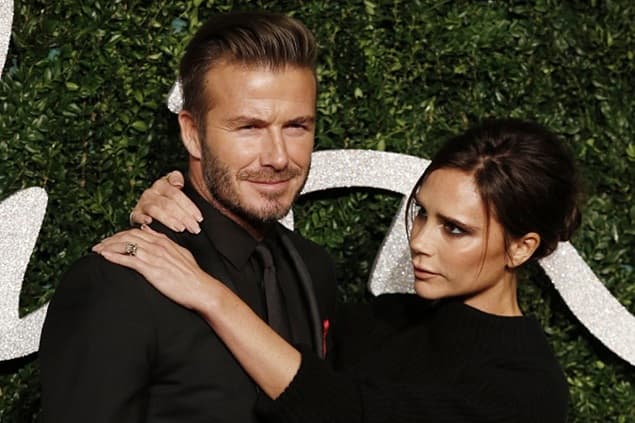 Check Out This Sweet Snap of the Beckhams at a Burberry Fashion Show