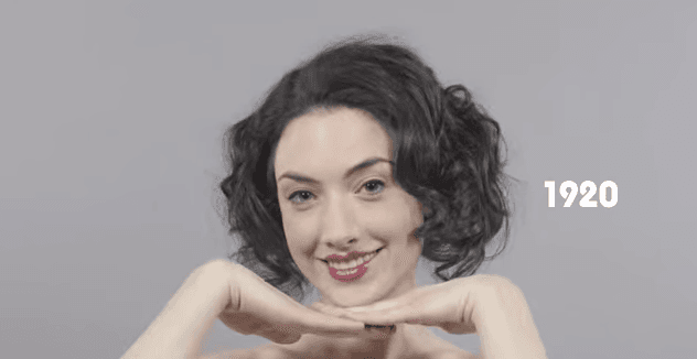 WATCH: How Beauty Looks Have Changed In 100 Years (All In One Minute)