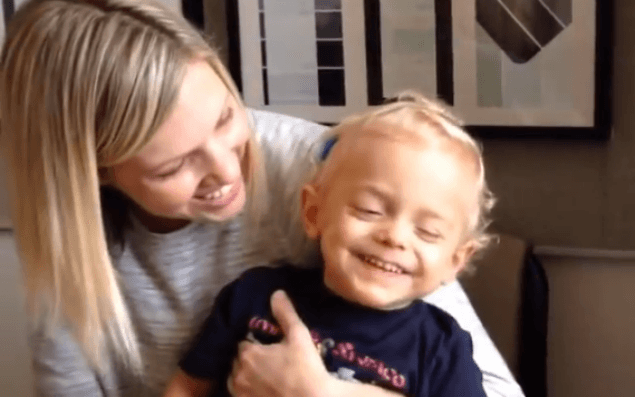 WATCH: This Boy Hears His Mum’s Voice For The First Time And Has An ADORABLE Reaction