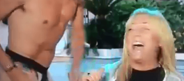 ‘I’m A Celebrity’ Star Photobombs Live Broadcast Wearing Just His Speedos