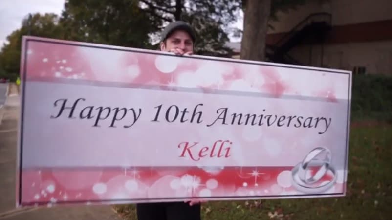 VIDEO: Husband Plans Special Surprise For His Wife On Their Tenth Wedding Anniversary