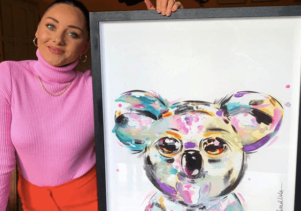 Irish artist, Audrey Hamilton, has raised €20,000 to donate to the Australia bushfire fund