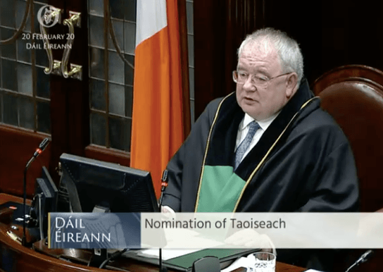 Mary Lou McDonald wins most votes, but no Taoiseach elected after first sitting of 33rd Dáil