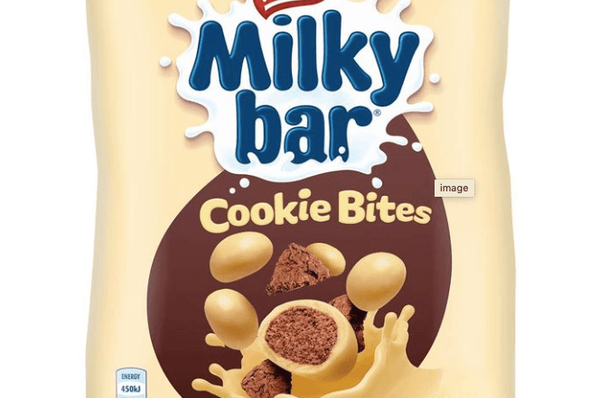 Introducing Milkybar cookie bites, the most delicious treat in all the land Introducing Milkybar cookie bites, the most delicious treat in all the land