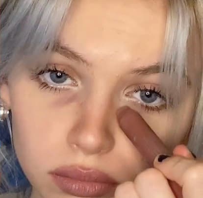 The latest TikTok beauty trend is drawing on under-eye bags to look tired