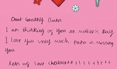 George, Charlotte and Louis make Mother’s Day cards for Granny Diana and reveal “papa misses you”