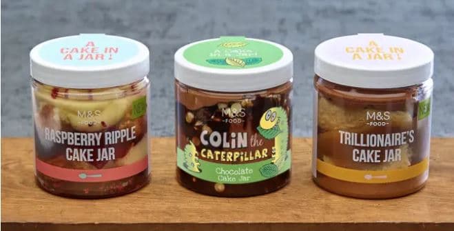 You can now get a Colin the Caterpillar cake jar from M&S