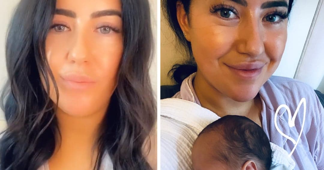 Lottie Ryan shares snap of her new baby for the first time