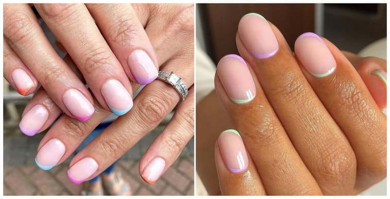 Rainbow tips are the cutest nail trend this summer – so bookmark these ideas for your next mani