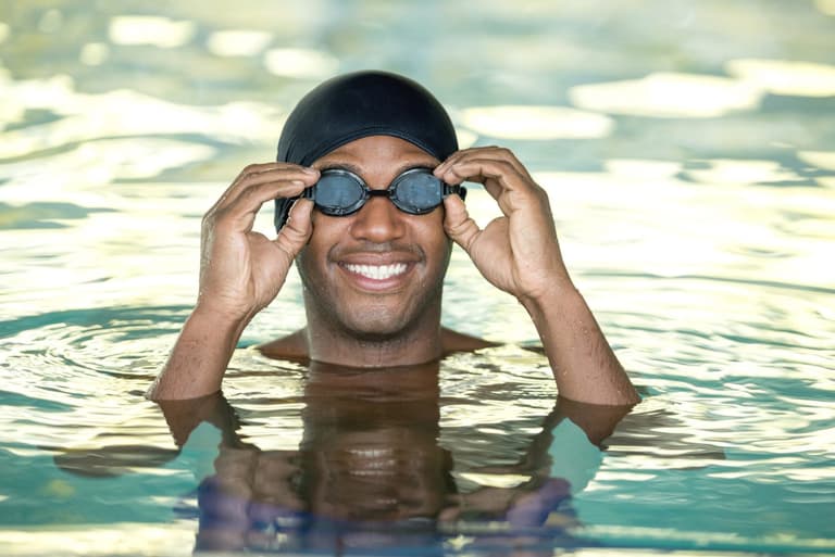 Swimming caps specially made for black hair have been banned from the Olympics Swimming caps specially made for black hair have been banned from the Olympics