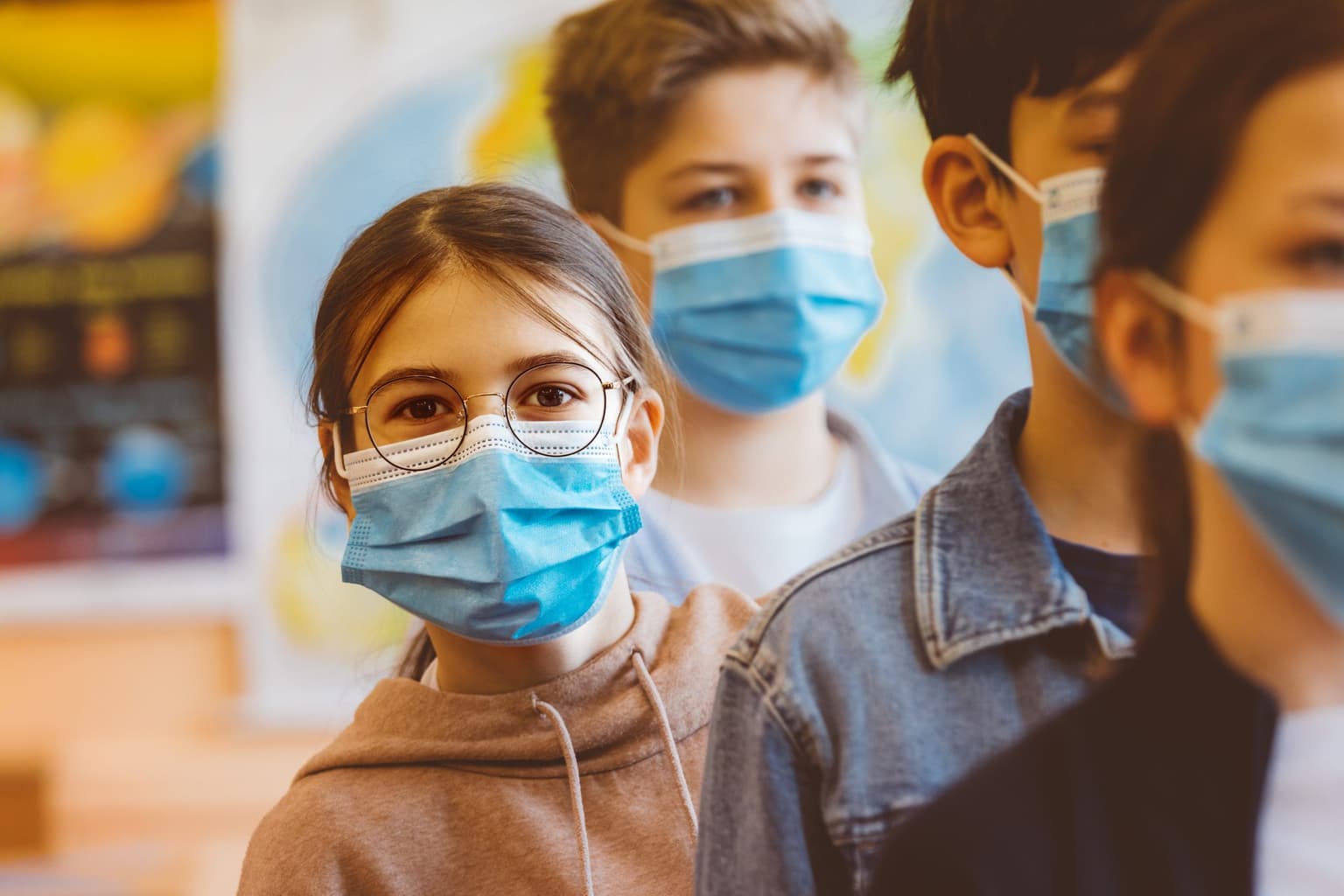 Face masks might become compulsory for children