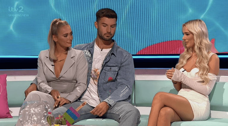 Lillie, Millie and Liam reunite on Love Island reunion Lillie, Millie and Liam reunite on Love Island reunion