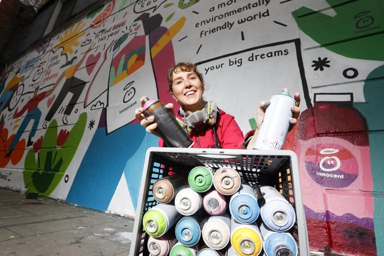 A brand new mural dedicated to Irish people’s dreams was unveiled in Dublin today A brand new mural dedicated to Irish people’s dreams was unveiled in Dublin today