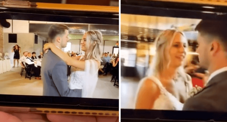 Best man’s hilarious comment picked in TikTok up as newlyweds have their first dance Best man’s hilarious comment picked in TikTok up as newlyweds have their first dance