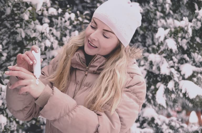 Wearing sunscreen every day is so important… especially coming into winter