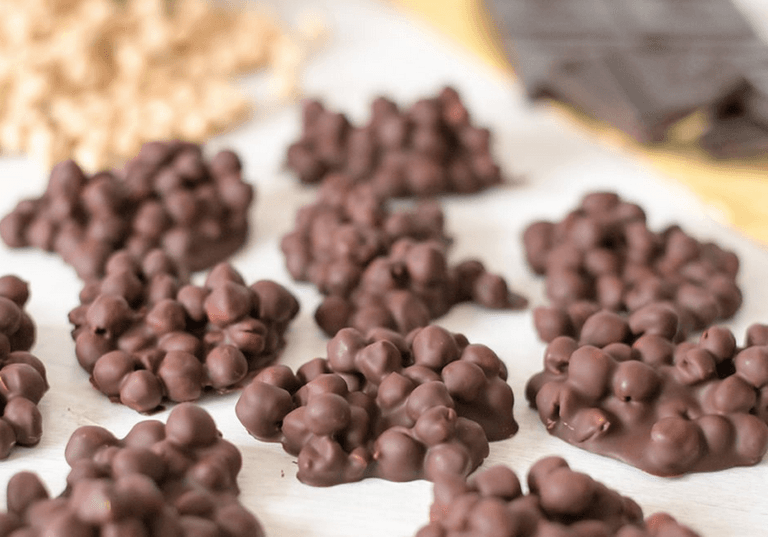 Haven’t had chocolate-covered chickpeas? You are not living your best snack life