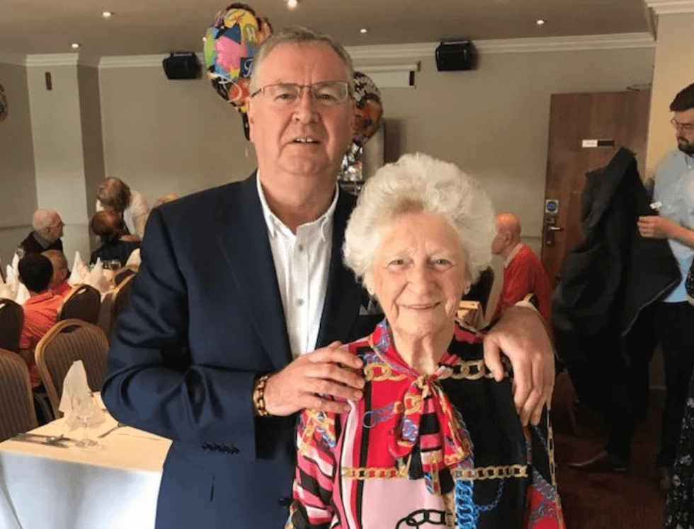 Joe Duffy’s ‘beloved’ mum Mabel passes away aged 92