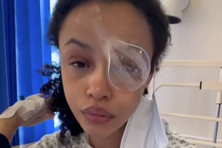 Alanna Quinn Idris undergoes third surgery to repair eye socket after horrific attack Alanna Quinn Idris undergoes third surgery to repair eye socket after horrific attack