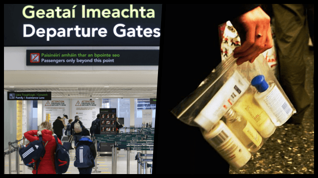 Dublin Airport working towards removal of 100ml rule on liquids