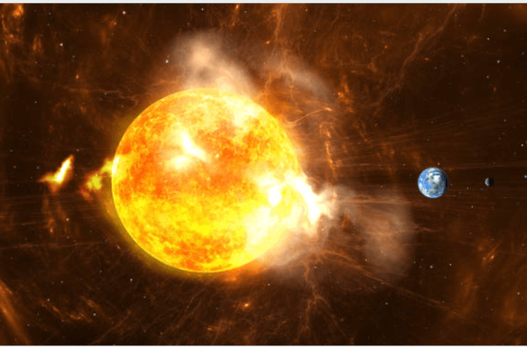 NASA warn of solar storm “direct hit” on Earth today NASA warn of solar storm “direct hit” on Earth today